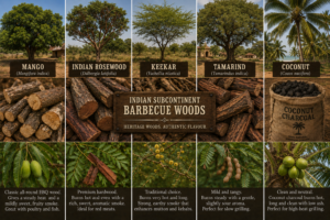 Indian Subcontinent Barbecue Wood: Mango, Keekar, Tamarind