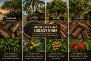 Southeast Asian Barbecue Wood: Mangrove, Coconut, Longan